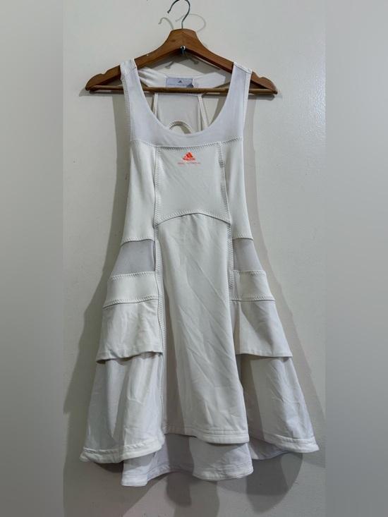 Adidas by Stella McCartney Pants - Adidas by Stella McCartney White Athletic Flared Romper